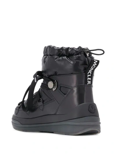 Shop Moncler Ankle-length Snow Boots In Black