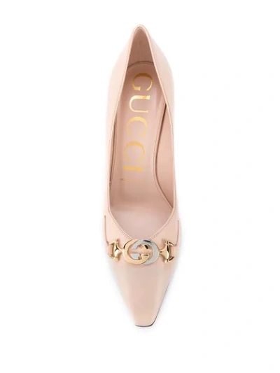 Shop Gucci Zumi 80mm Pumps In Pink