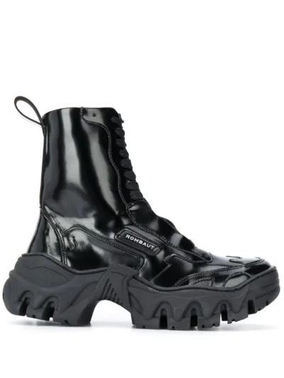 Shop Rombaut Boccaccio Chunky Boots In Black