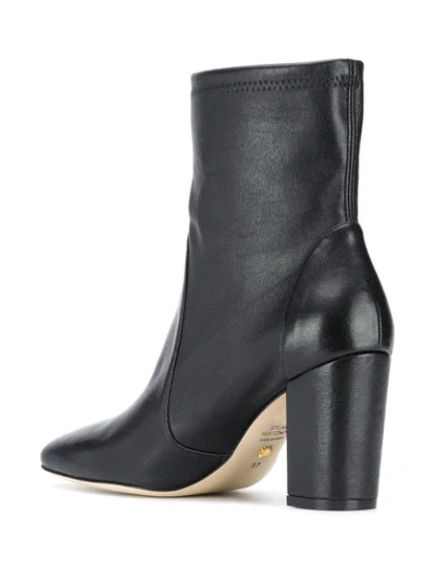 Shop Stuart Weitzman Caressa Pull-on Ankle Boots In Black