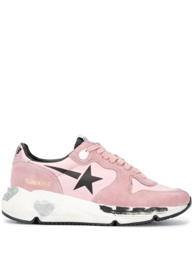 Shop Golden Goose Running Sole Low-top Sneakers In Pink