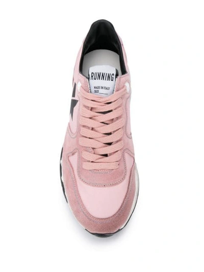 Shop Golden Goose Running Sole Low-top Sneakers In Pink