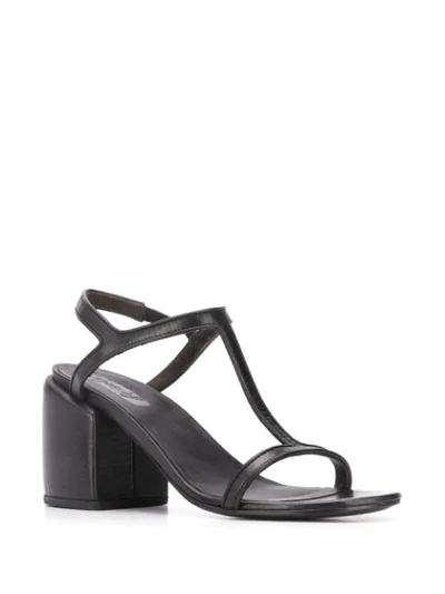 Shop Marsèll Slingback Block-heel Sandals In Black