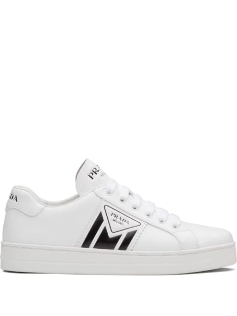 prada logo low top sneaker