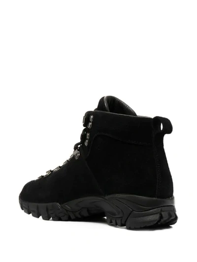 Shop Diemme Chunky Hiker Boots In Black