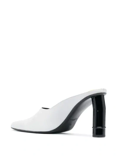 Shop Nina Ricci Contrast-heel Pumps In White
