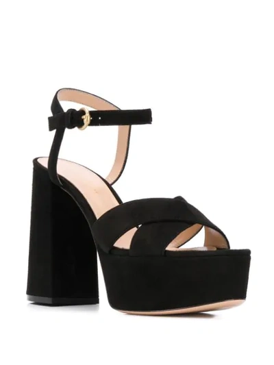 Shop Gianvito Rossi Sheridan 70mm Sandals In Black