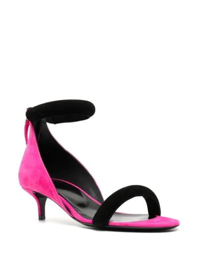 Pierre Hardy Kitten Heel Sandals In Pink