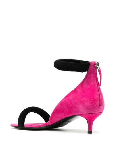 Pierre Hardy Kitten Heel Sandals In Pink