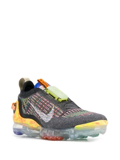 Shop Nike Air Vapourmax Flyknit Sneakers In Grey