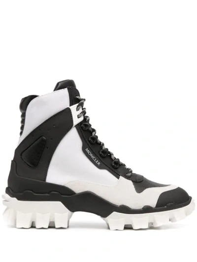 Shop Moncler Helis Hiking Boots In Black