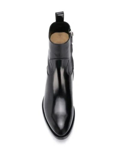 Shop Jimmy Choo Jesse Low-heel Ankle Boots In Black