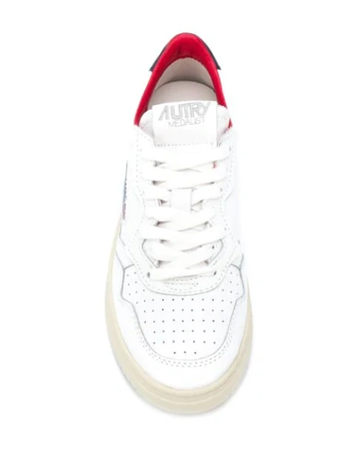 Shop Autry Side Logo Sneakers In White