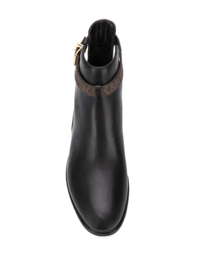 Shop Michael Michael Kors Lawson Ankle Boots In Black