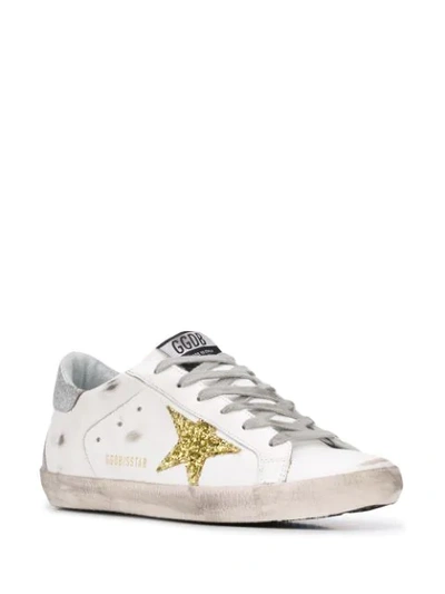 Shop Golden Goose Superstar Sneakers In White