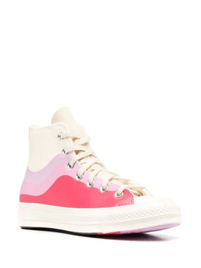 Shop Converse Nor'easter Colour-block High-top Sneakers In White