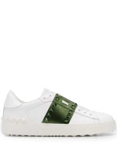 Shop Valentino Untitled Low-top Sneakers In White