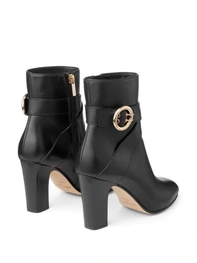 Shop Jimmy Choo Blanka 85 Ankle Boots In Black