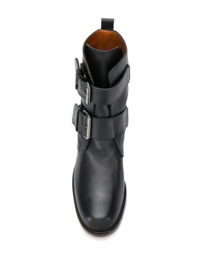 Shop Michel Vivien Emerance 30mm Buckled Ankle Boots In Black