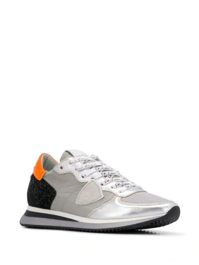 Shop Philippe Model Trpx Sneakers In Grey