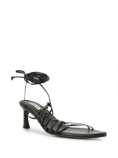 Shop Reike Nen Tie Around Sandals In Black