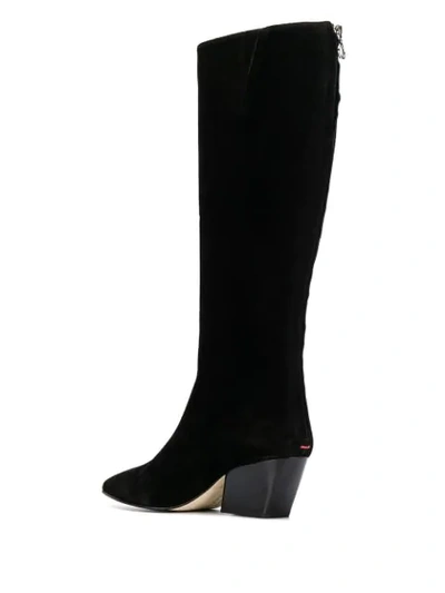 Shop Aeyde Harper Knee-length Boots In Black