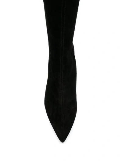 Shop Aeyde Harper Knee-length Boots In Black