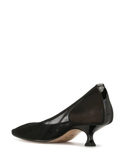 Shop Mm6 Maison Margiela Tabi Toe Pumps In Black