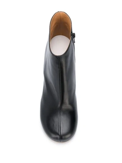 Shop Maison Margiela Stiletto Ankle Boots In Black