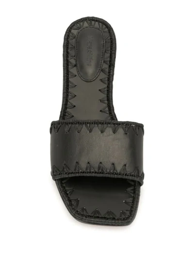 Shop Mara & Mine Anita Artisinal Sandals In Black