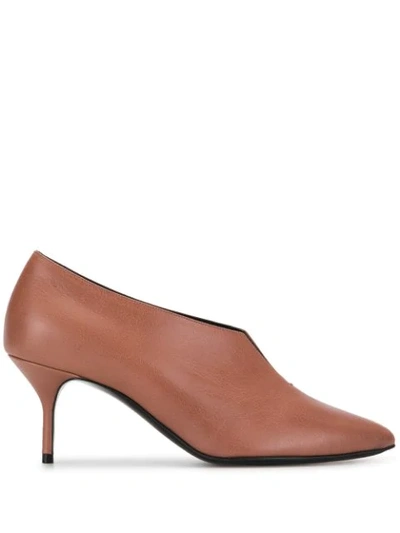 Shop Pierre Hardy Secret 70mm Pumps In Brown