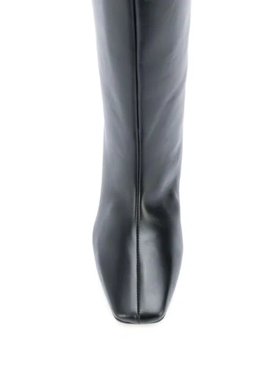 Shop Gia Couture Clizia Knee-high Boots In Black