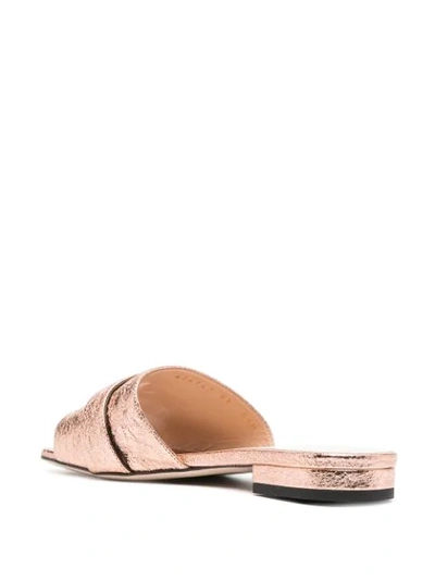 Shop Gucci Double G Slide Sandals In Neutrals