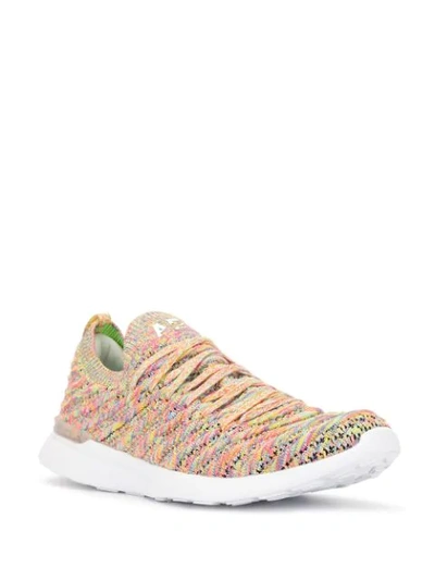 Shop Apl Athletic Propulsion Labs Techloom Wave Sneakers In Multicolour