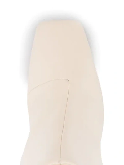 L'autre Chose Square Toe Ankle Boots In Neutrals