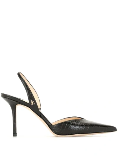 Shop Jimmy Choo Thandi 85 Slingback Pumps In Black