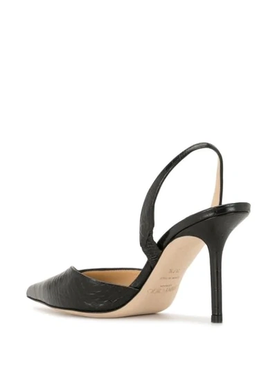 Shop Jimmy Choo Thandi 85 Slingback Pumps In Black