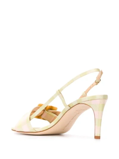 Shop Chloe Gosselin Allie 70mm Sandals In Green