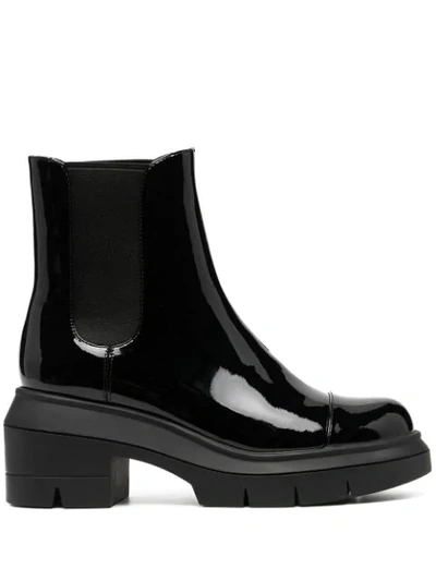 Shop Stuart Weitzman Norah Ankle-length Boots In Black
