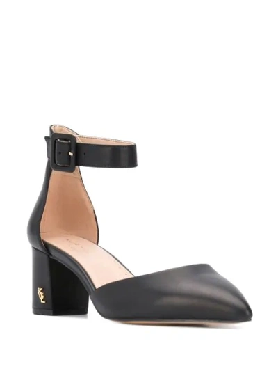 Shop Kurt Geiger Burlington Ankle Strap Sandals In Black