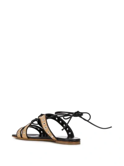 Shop Alexa Wagner Jeanine Sandals In Neutrals