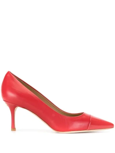 Shop Tory Burch Penelope 65mm Heel Pumps In Red