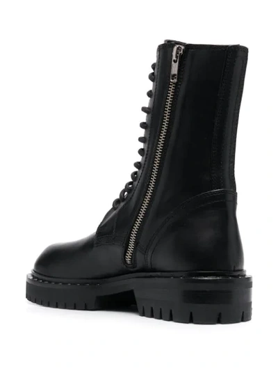 Shop Ann Demeulemeester Stud-detail Ankle Boots In Black