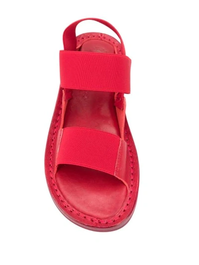 Shop Trippen Anna Open Toe Sandals In Red
