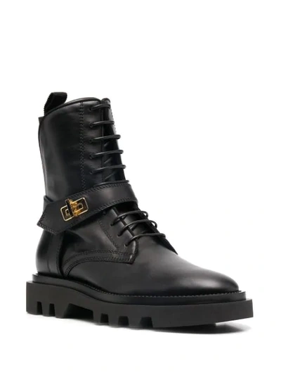 Shop Givenchy Eden Ranger Boots In Neutrals