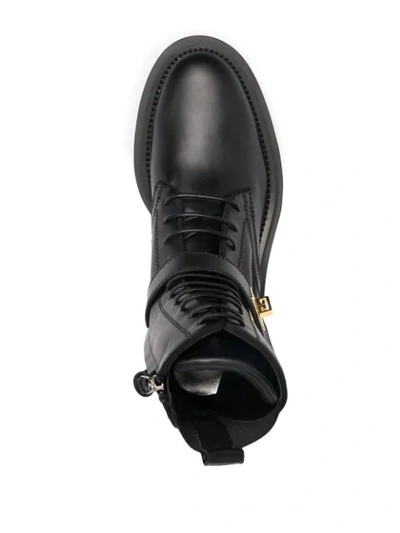 Shop Givenchy Eden Ranger Boots In Neutrals