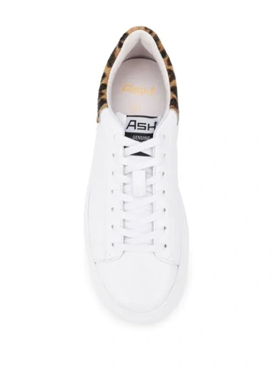 Shop Ash Moby Platform Trainers In White