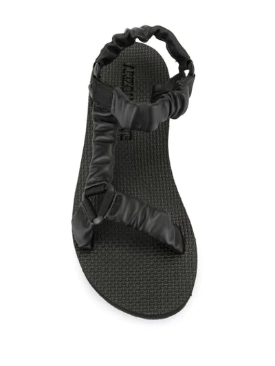 Shop Arizona Love Trekky Flat Sandals In Black