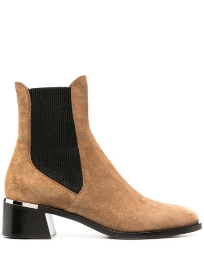 Shop Jimmy Choo Rourke 45mm Ankle Boots In Brown
