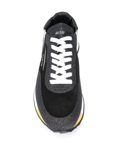 Shop Ghoud Glitter Low-top Trainers In Black